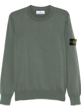 Stone Island 石头岛 男士 SS25 毛衣 罗盘徽章