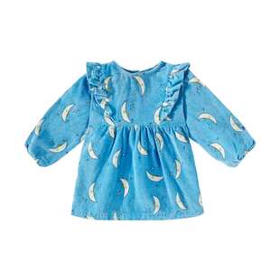 Bobo Choses 婴儿 连衣裙 Beneath Moon 棉质灯芯绒童装