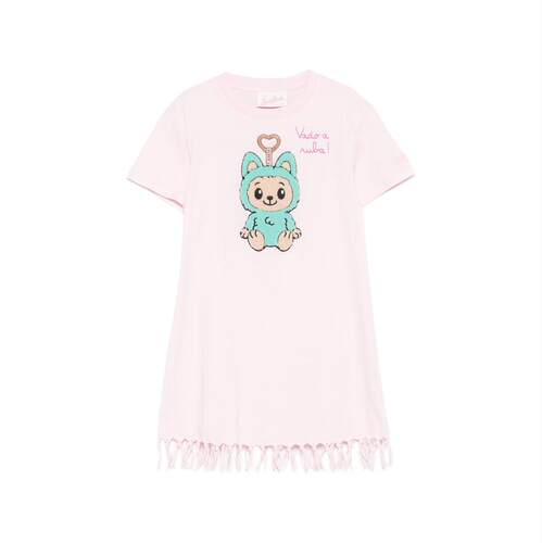 MC2 Saint Barth 女童 SS26 中长连衣裙 粉色连衣裙童装