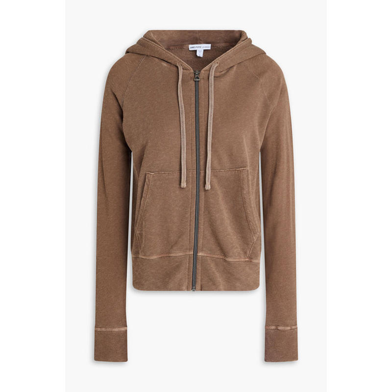 James Perse 女士 卫衣 French 棉质厚绒布连帽衫