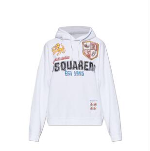 卫衣 Dsquared2 Relax DSquared2 手绘连帽衫 男士 Fit D二次方