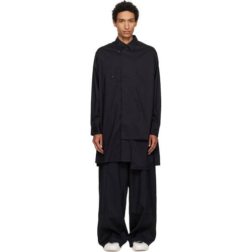 Y-3 男士 衬衫 黑色 Adaptive Cotton