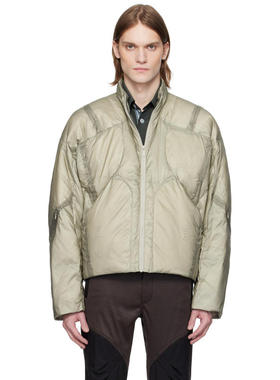 A. A. Spectrum 男士 羽绒服 灰色 Transfo Convertible 羽绒夹克