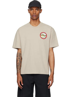 Roa 男士 T恤 灰色 Division T 恤