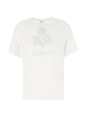 Isabel Marant Étoile 女士 SS25 T恤 白色亚麻T恤