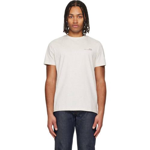 A.P.C. 男士 T恤 灰色 Standard Item