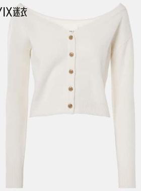 LISA YANG 女款Zaya 羊绒针织开衫 迷衣时尚