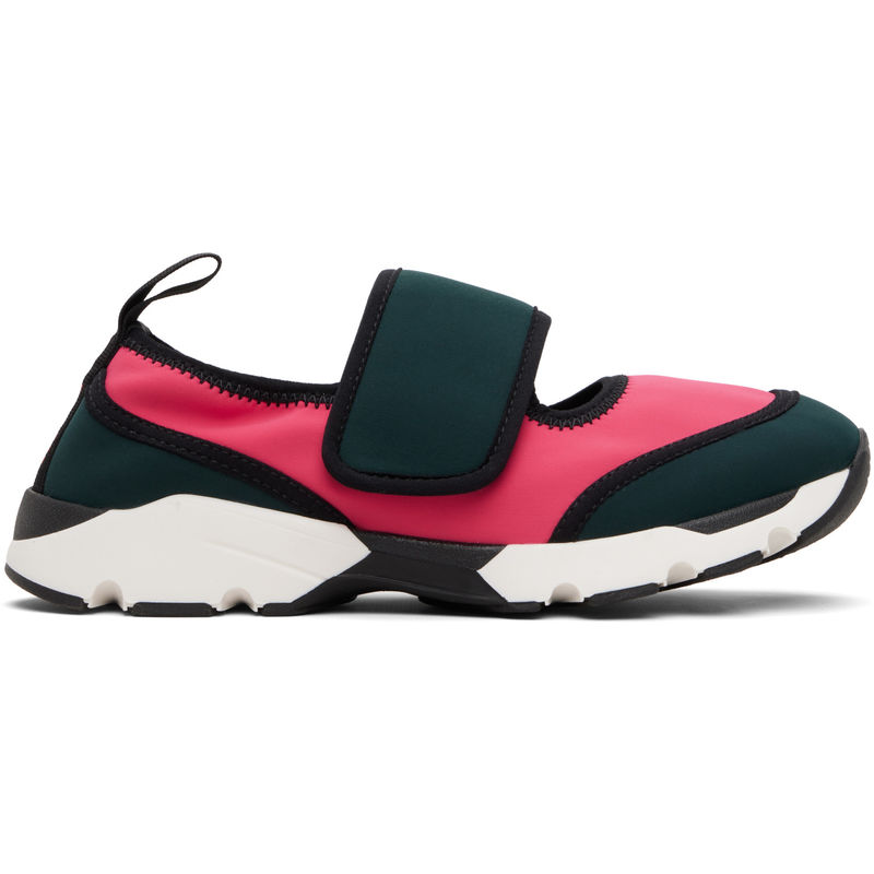 Marni 玛尼 女士 SS26 跑鞋 绿色  粉色 Lycra Running 玛丽珍鞋图片