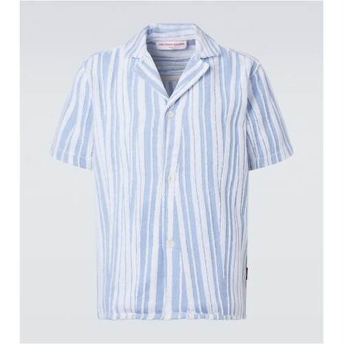 Orlebar Brown 男士 衬衫 Howel toweling 条纹棉质