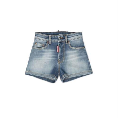 DSquared2 D二次方 女童 SS23 牛仔短裤 童装
