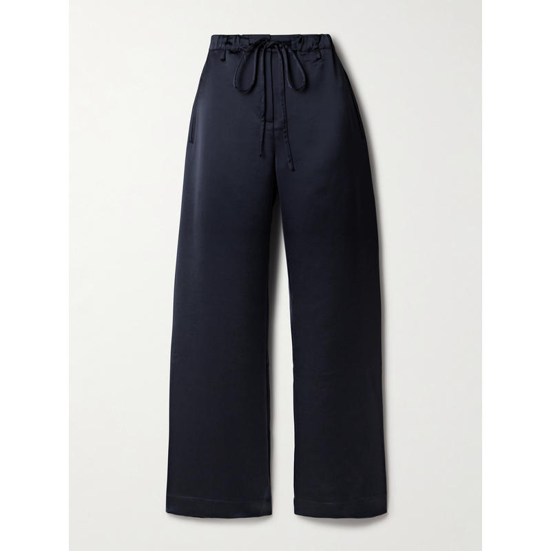 Proenza Schouler White Label 女士 长裤 Magnus 缎面阔腿裤