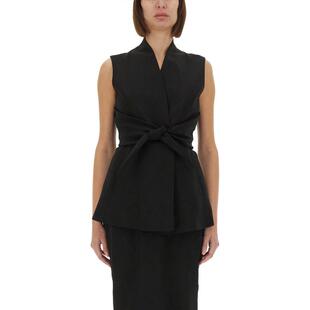 女士 瑞克·欧文斯 SS25 马甲 夹克 Rick 结构感无袖 Owens