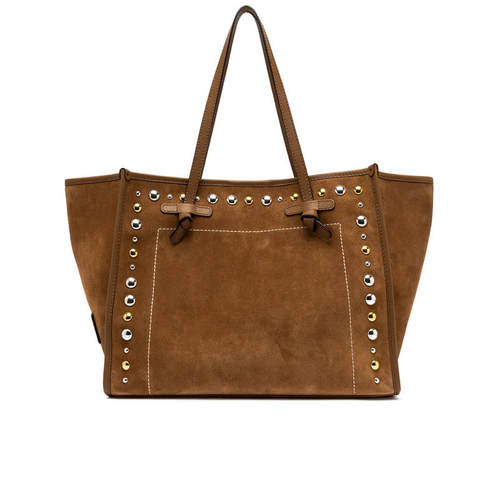 Gianni Chiarini 女士 SS26 托特包 Marcella 铆钉手提包