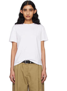 Acne Studios 女士 T恤 白色 Regular Fit T 恤