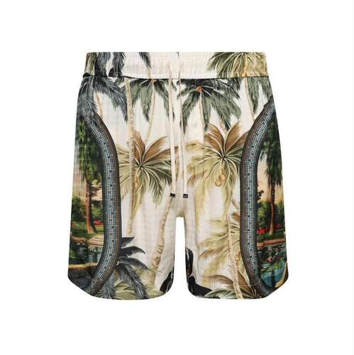 Amiri 埃米尔 男士 FW25 短裤 Paradise 抽绳