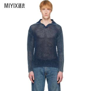 迷衣时尚 Squared 春夏新品 Diesel迪赛 男款 Polo 蓝色 衫
