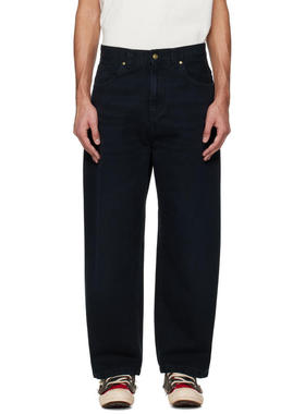 Carhartt WIP 男士 牛仔长裤 黑色 Brandon 牛仔裤