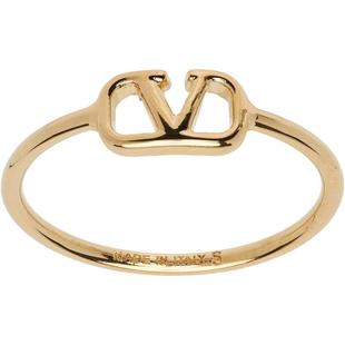 Valentino 女士 戒指 VLogo Signature Metal 戒指