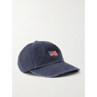 Cherry Los Angeles 男士 SS26 棒球帽 USA Logo刺绣斜纹棉布帽子