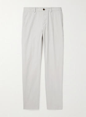 SID MASHBURN 男士 FW25 西装裤 军装直筒件染棉质斜纹布裤子