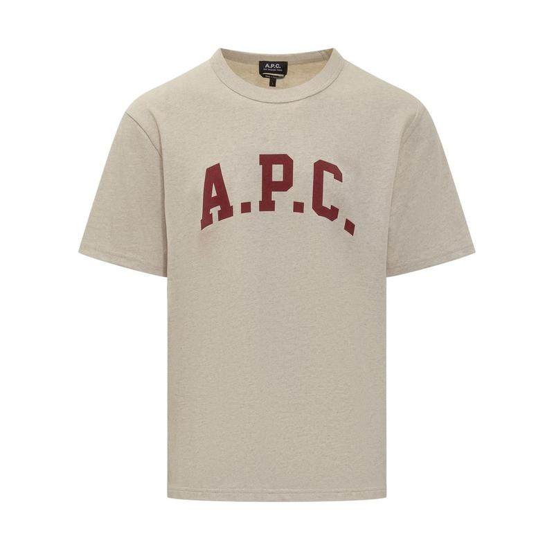 A.P.C. 男士 FW25 T恤 APC標誌印花圓領 T 卹