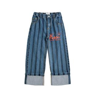 Bobo Choses 男童 SS26 牛仔长裤 