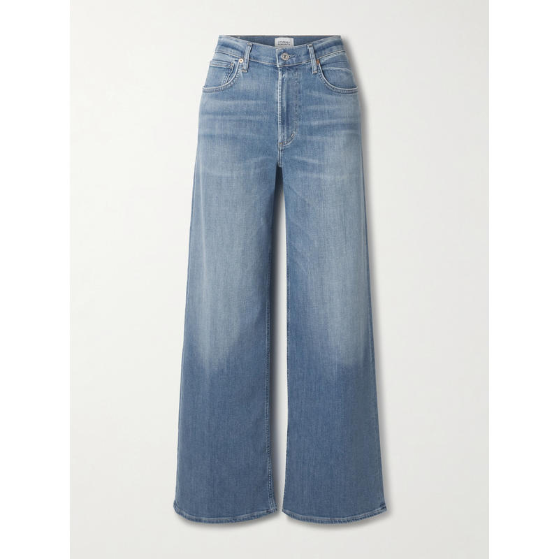 Citizens of Humanity 女士 牛仔长裤 Lyra 长款中腰阔腿牛仔裤