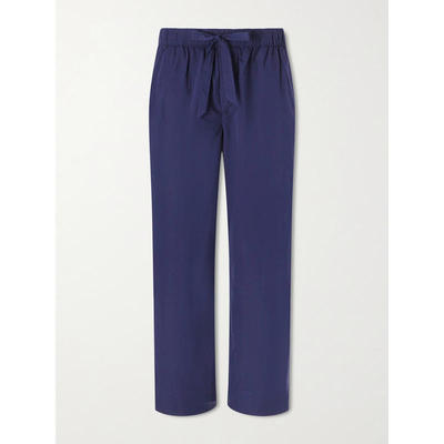 Tekla Fabrics 男士 SS26 睡衣 直筒有机棉质府绸睡裤