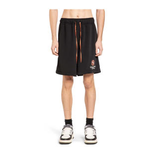 短裤 Amiri SS26 男士 黑色聚酯百慕大 埃米尔