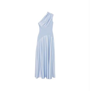 Solace London 女士 FW26 中长连衣裙 浅蓝连衣裙