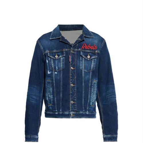 DSquared2 D二次方 男士 SS26 夹克 Dsquared2 Rebels 复古牛仔