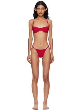 Haight 女士 比基尼 红色 Crepe Vintage  Crepe Lari 比基尼