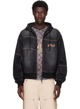 Dime MTL 男士 夹克 黑色 Hooded Utility 夹克