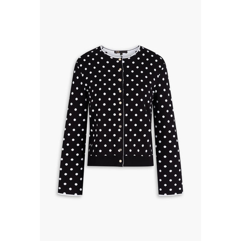 Maje 女士 开衫 波尔卡圆点提花针织针织开衫