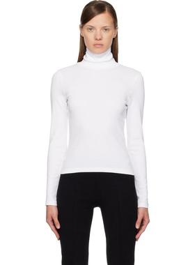 FLORE FLORE 女士 上衣 白色 Dinah 高领衫