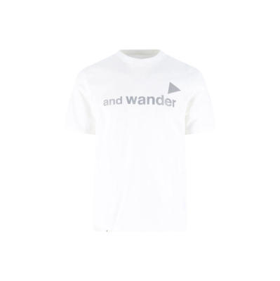 And Wander 男士 SS26 上衣 Wander and Polos T恤白色
