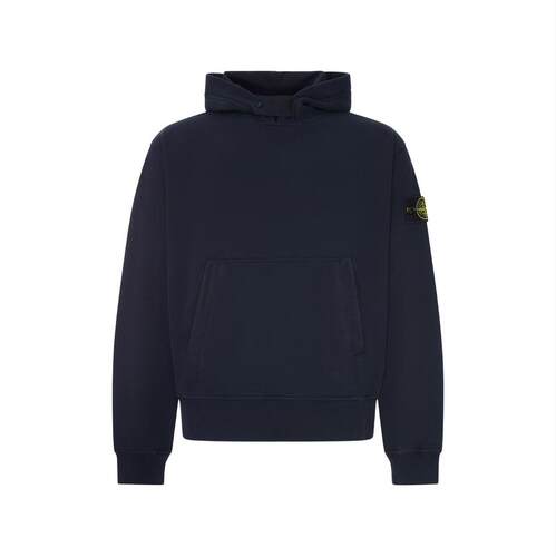 Stone Island 石头岛 男士 FW26 卫衣 海军蓝棉质带帽毛衣