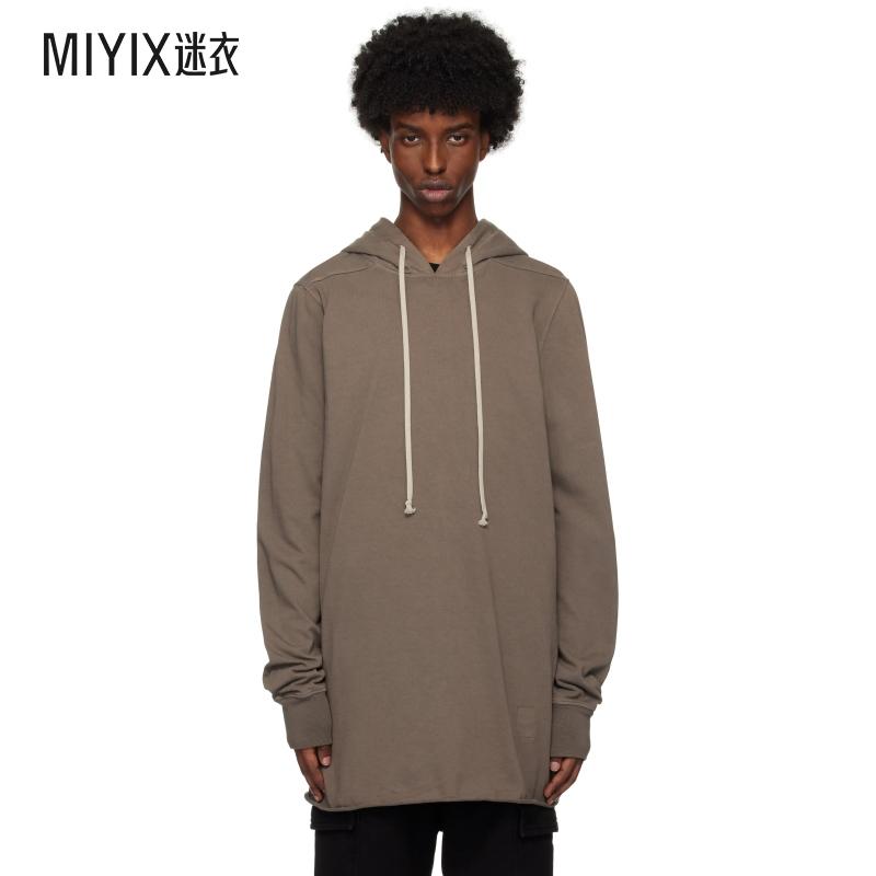 DRKSHDW By Rick Owens男士灰褐色 Porterville Pullover 连帽衫