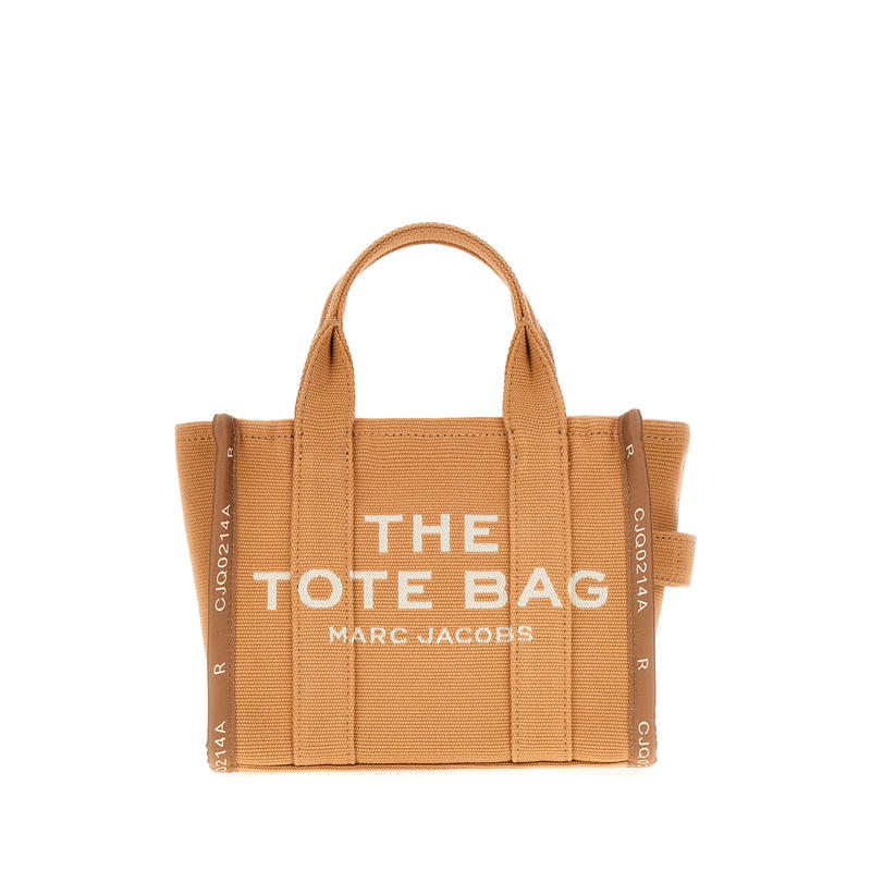 Marc Jacobs 女士 FW25 手提包 布织小号可购物手袋(淡褐色)