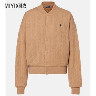 粗线针织羊毛羊绒短夹克 Polo 女款 Lauren拉夫劳伦 迷衣时 Ralph