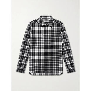 Owens 衬衫 瑞克·欧文斯 SS26 格纹棉质法兰绒 男士 Rick