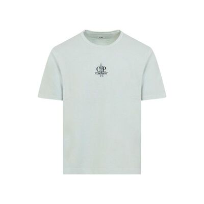 C.P. Company 男士 SS26 T恤 CP公司徽标印花圆领 T 恤