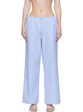 Danielle Guizio 女士 运动长裤 蓝色条纹长裤