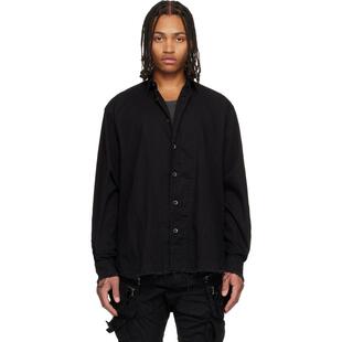 julius 男士 衬衫 黑色 Rust Work 牛仔