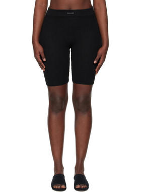 Essentials 女士 短裤 黑色 Holiday 系列 Waffle Biker
