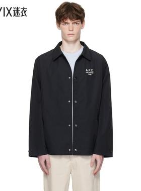A.P.C. 男款黑色 Regis 夹克 迷衣时尚