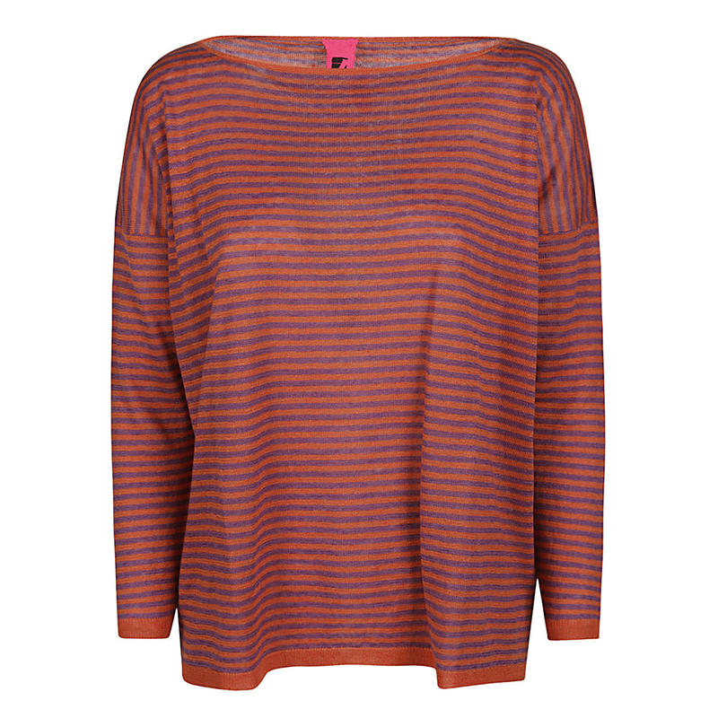 Alessandro Aste 女士 SS23 毛衣 橙色毛线衫