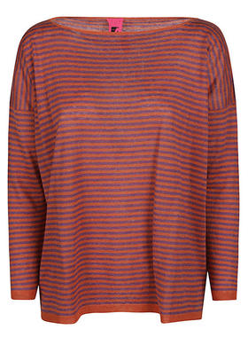 Alessandro Aste 女士 SS23 毛衣 橙色毛线衫