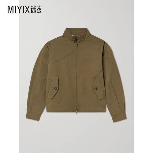 FrizmWORKS 男款Buddy Harrington 短款棉混纺斜纹布夹克 迷衣时