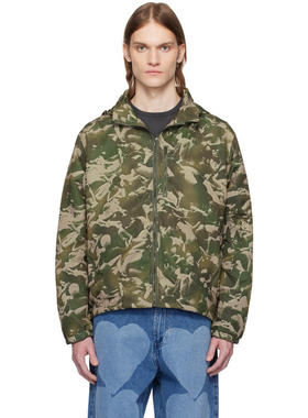 Carne Bollente 男士 夹克 绿色 Peaceful Passion Camo 夹克